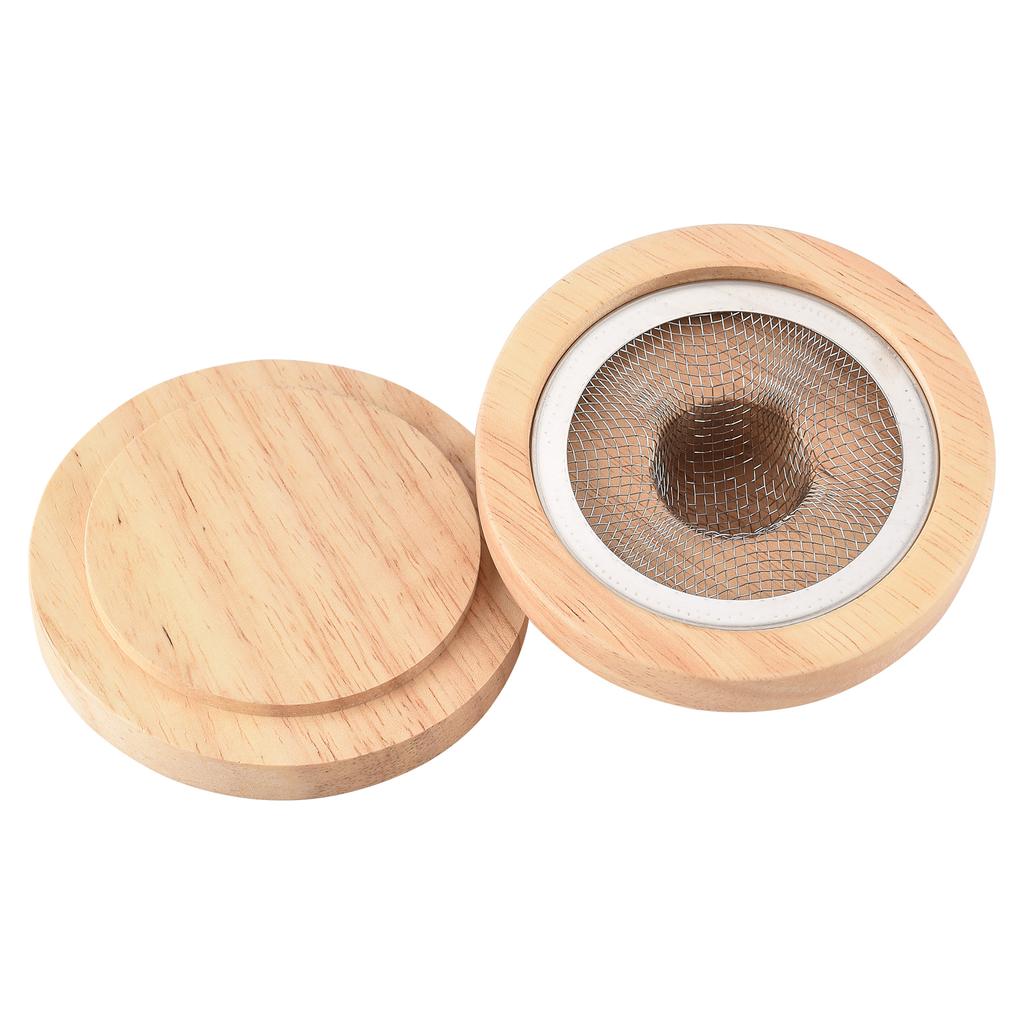 Cocktail Smoker Wooden Drink Smoker Infuser Solid Wood Cocktail Smoker Box for Bourbon Whiskey