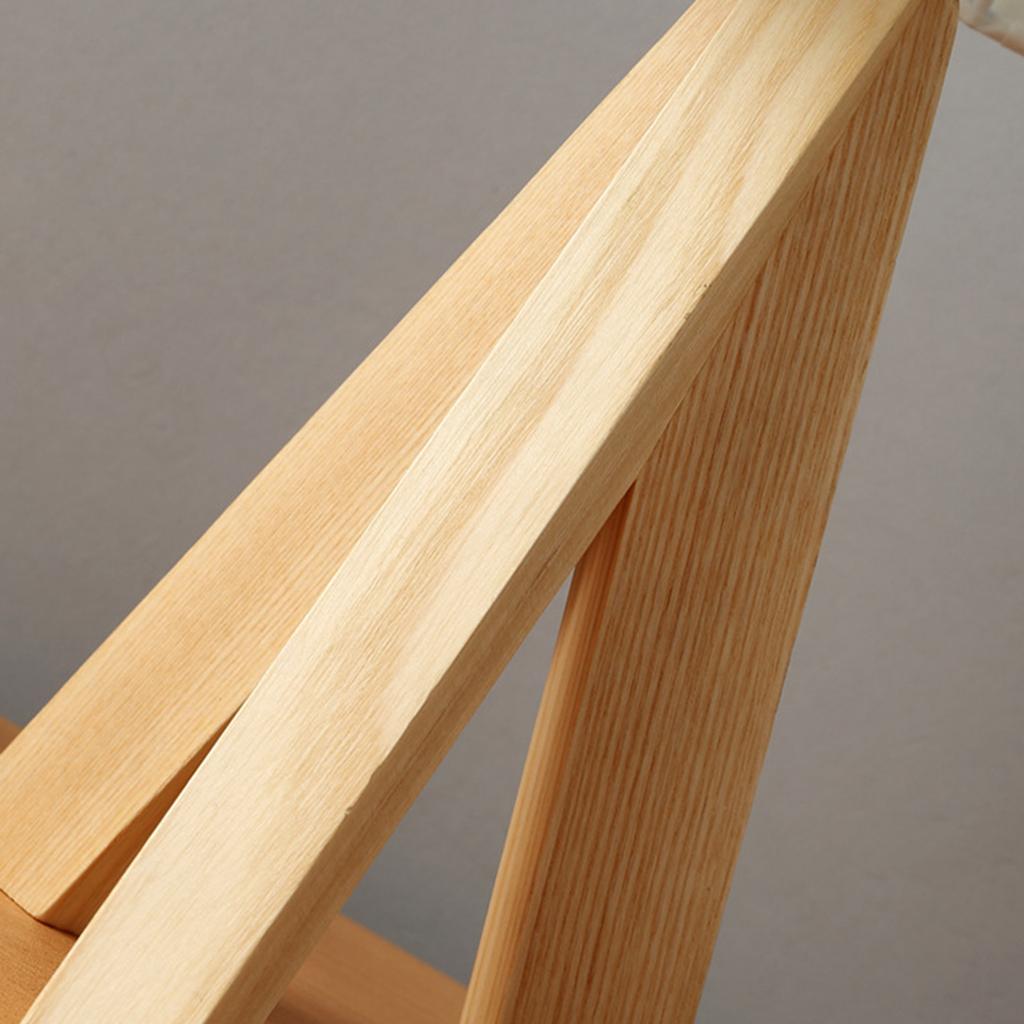 LED dřevěná noční lampa stativ Stolní lampa Vintage bílé lněné stínidlo do ložnice obývací pokoj E27