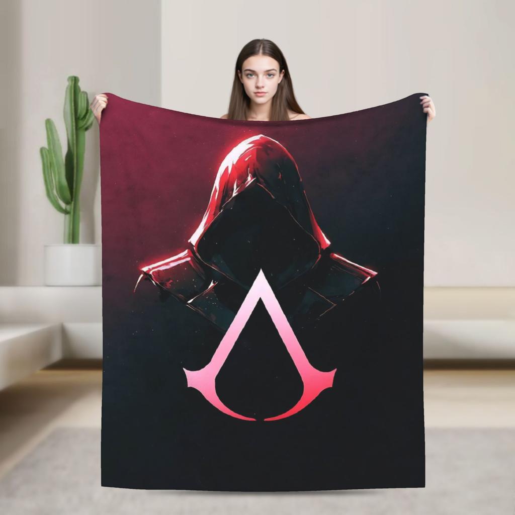 Assassins Creed Shadows  Blanket Quality Soft Warm  Throw Blanket Winter Boy Girl Couch Chair Sofa Bed Fluffy Bedspread