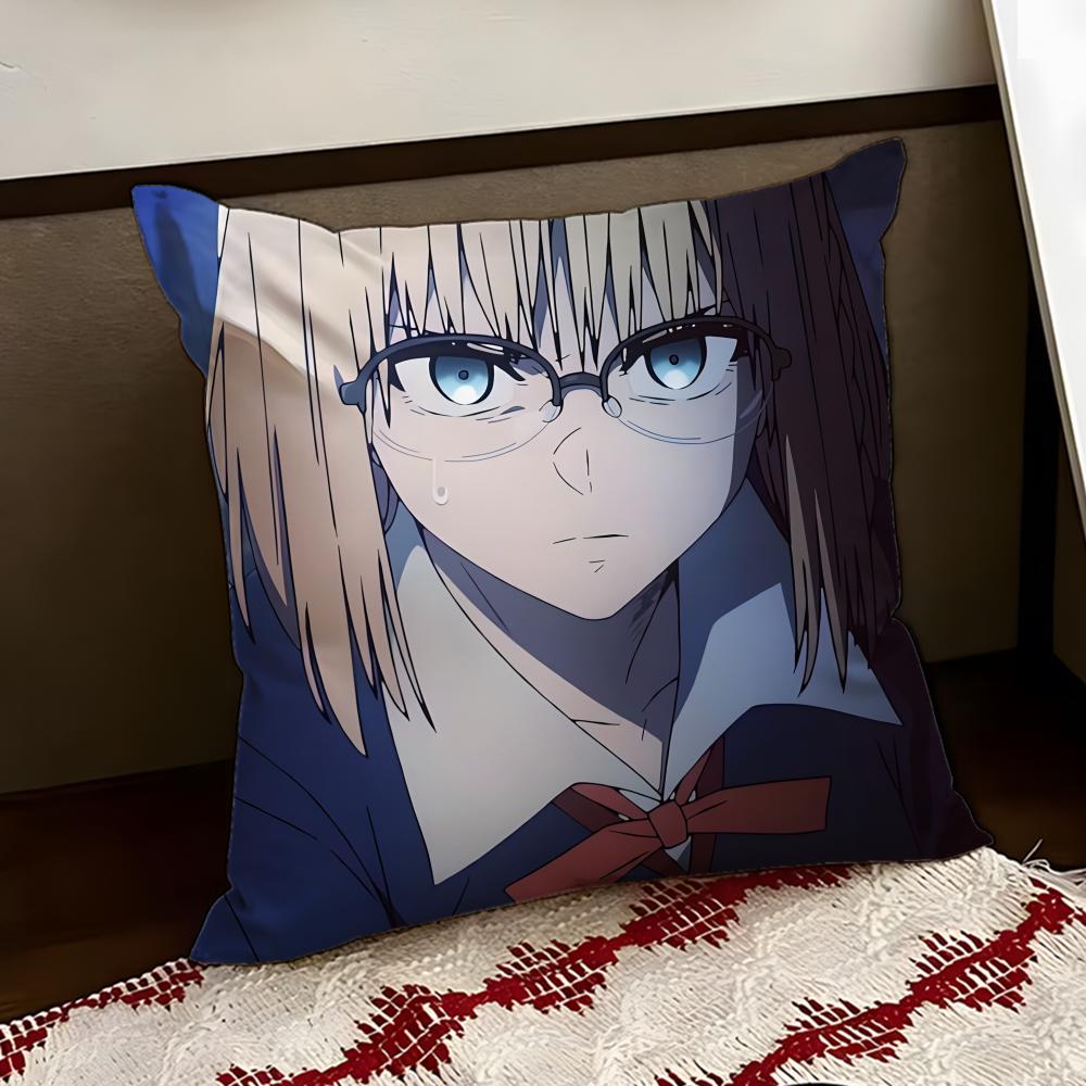 Fatestrange Anime FFake Cushion Cover Reversible Soft Durable Pillow Cover Home  Car MultiScene Use for Daily Comfort