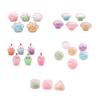 Stress Relief Milk Tea Toy Slow Rising Bead Filled Shell Cat Paw Geometry Squeeze Pinch Toy Focus Aid Anti-anxiety Hand Relaxation Toy