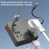 USB C Ports Power Strip Flat Plug Socket Extender Tech Accessory Multi Port Charger  Wall Mounting