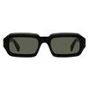 Retrosuperfuture Unisex Rectangular Sunglasses Fantasma 17i Black 54mm 17i