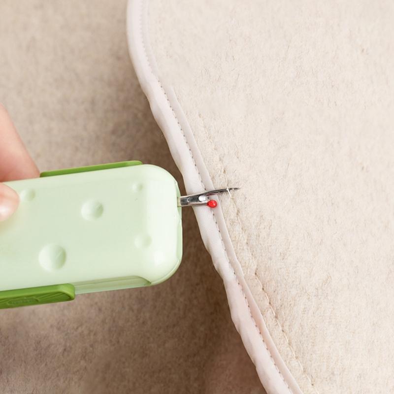 Retractable Seam Unpicker and Threader with Magnetic Needle Pin Holder Multifunctional Needle Threading Tool for Sewing