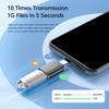 Convertoare Tip C Mascul la USB 3.0 Feminin Soluție Seamless pentru Transfer de Fișiere Portabil OTG Pentru Diverse Electronice