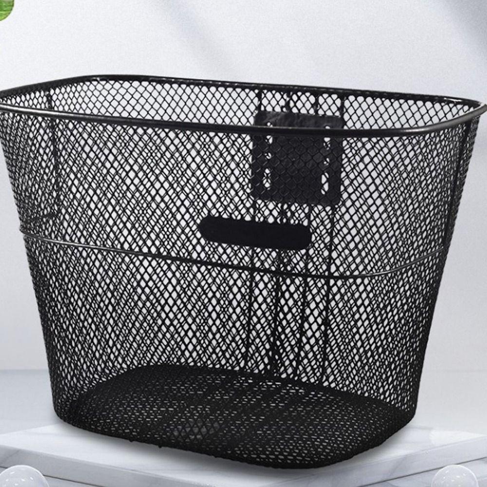 Fixed Durable Mountain Bike Basket Bike Rear Basket  Children's Folding Bike Accessories