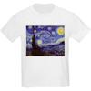 CafePress Van Gogh Starry Night T Shirt Youth Kids Cotton T-Shirt