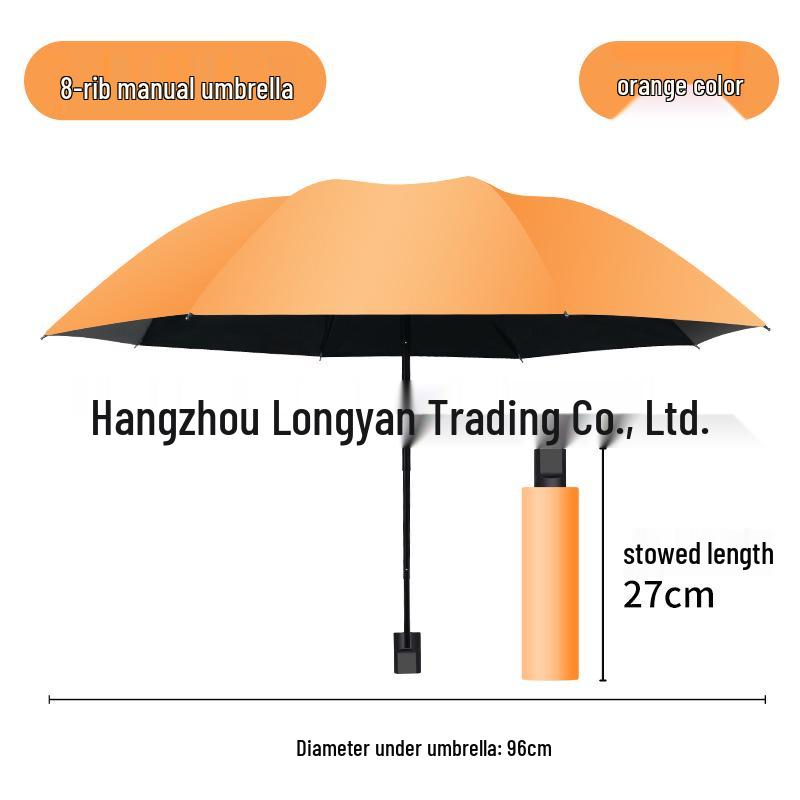 Custom Logo Foldable Sun and Rain Umbrella – Ideal for Corporate Promotions