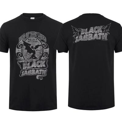 Camisetas Increíbles Hombre Black Sabbaths Vol 4 Camiseta Doble Cara Casual Camiseta Masculina Camisetas Gráficas Manga Corta Cómodo