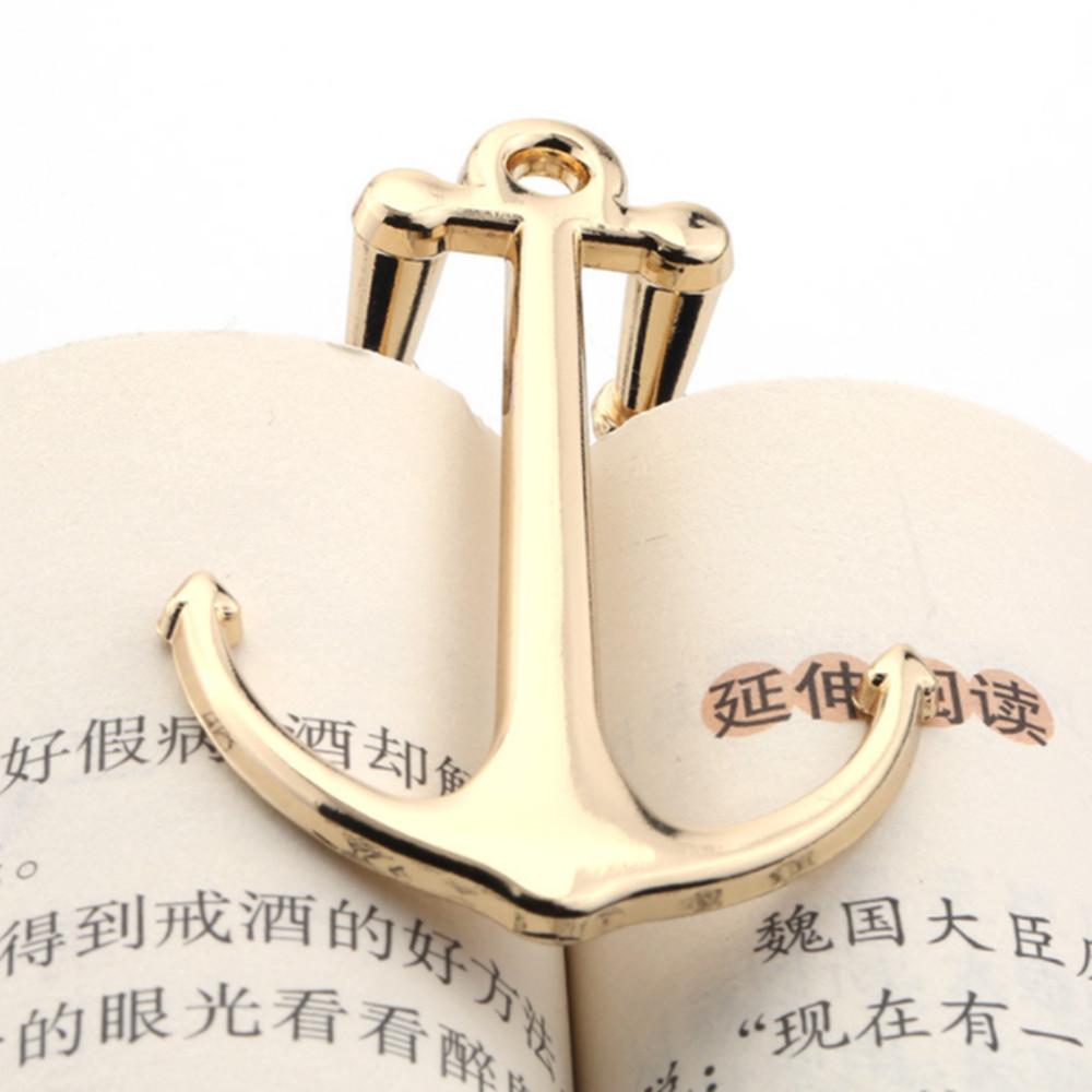 Creative Bookmarks Metal Anchor Page Holder Clip For Students Book Read Graduation Gifts School Stationery Office Supplies