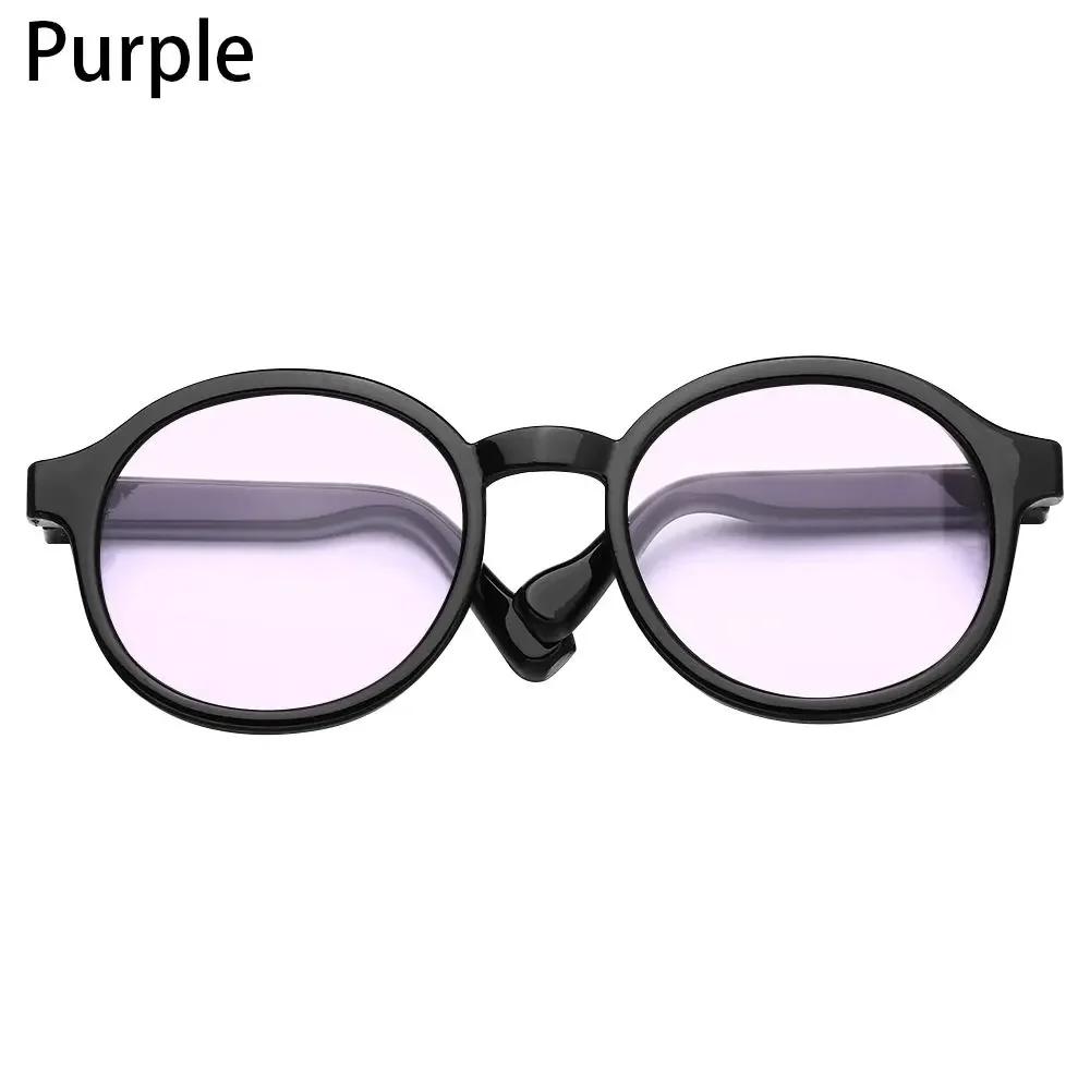Cotton Doll Glasses Vintage Round Sunglasses Colorful Lens Eyeglasses Miniature Eyeglasses For Blythe 18 Inch Dolls Accessories