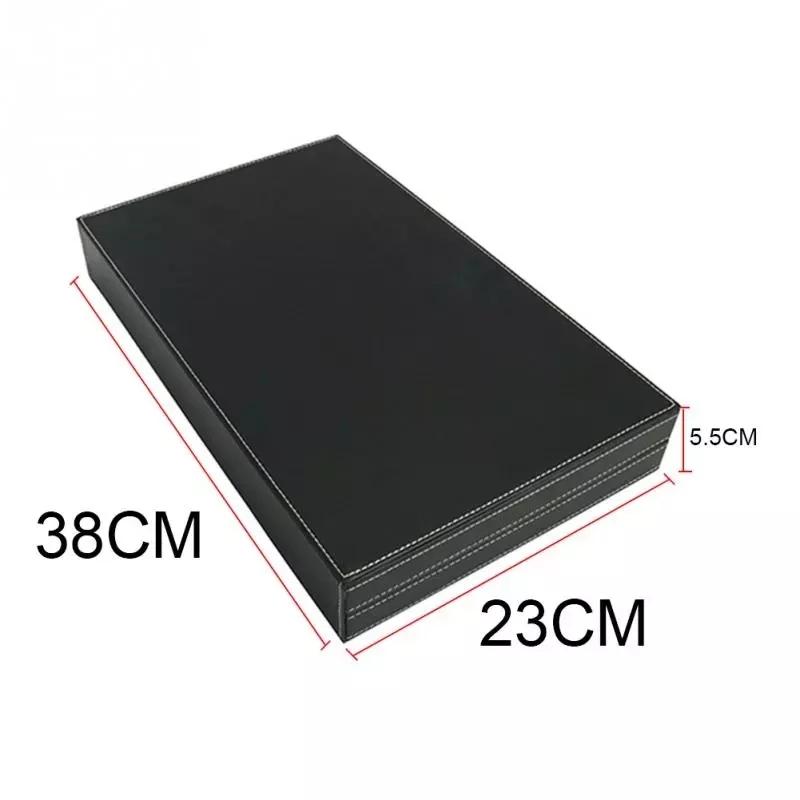 New-Backgammon Set-Classic For Adults Board Game For Antique Backgammon Set Family Game Set Leather Chess Box Nice Gift