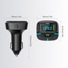 Car Music Adapter Wireless Fm Transmitter Radio Receiver Hifi Bass Car Accessories Led Display Wireless Radio For Vehicle Car
