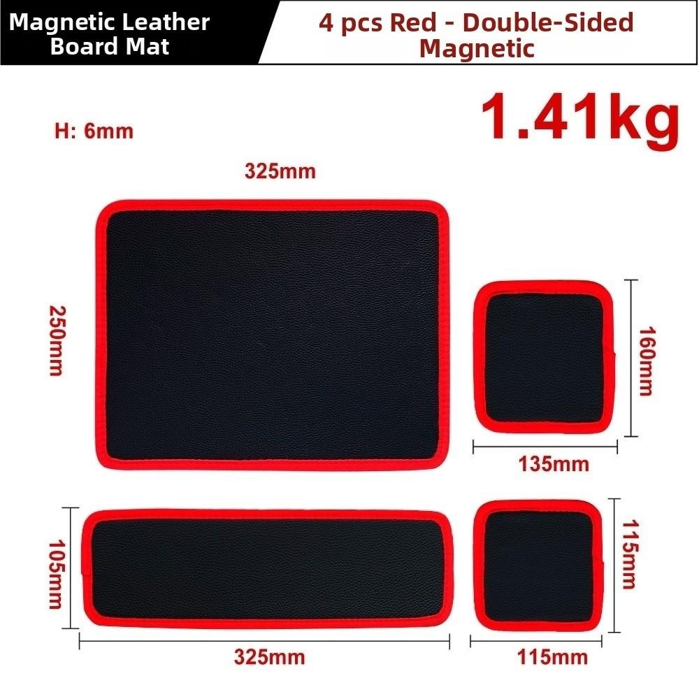 4 Sizes Magnetic Parts Holder Non-Slip Trays Screw Nut Organizer Work Tray  for Car Repair
