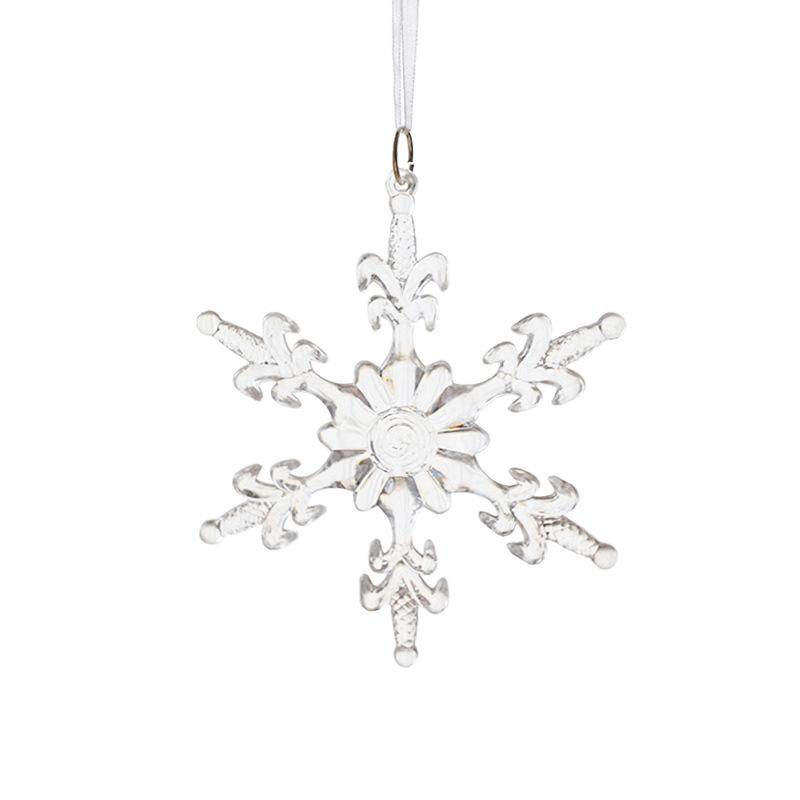 New Acrylic Christmas Tree Ornaments: Reindeer, Angel, and Snowflake Pendants.