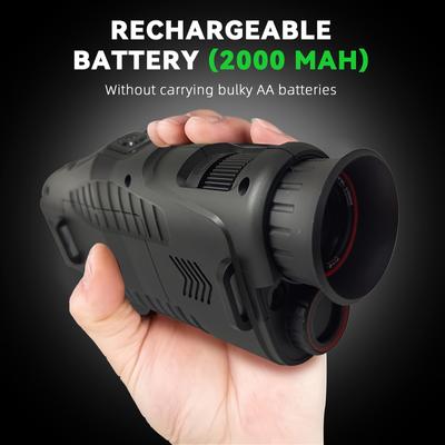 ABS R11 Night Vision Monocular With 32G Card- All-Black Stealth Vision For Outdoor Adventures - HD Photography & Video, Digital Zoom, Rechargeable