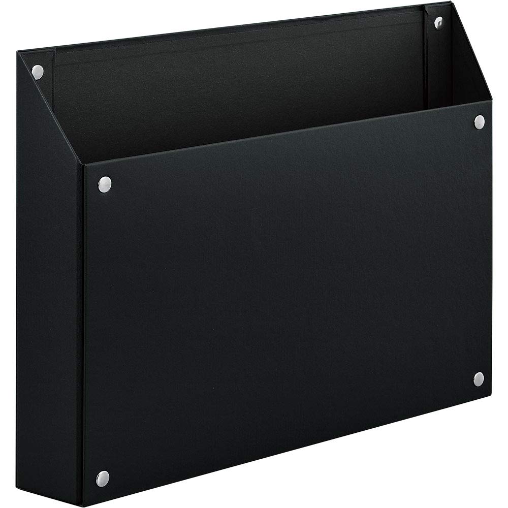 

King Jim Document Box, Mag Case with Magnet, A4 Landscape, Black, 4785-BK