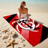 1pc Football Team (65) Beach Towel, Comfortable and Thick, and Swimming/Bath/Picnic/Camping Towel, Suitable for Seaside Beaches