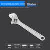 Adjustable Multifunctional Large-Opening Self-Tightening Short Handle Wrench for Plumbing