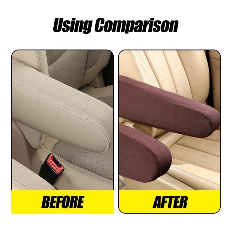 Car Armrest Cover Universal Leather Seat Arm Rest Protective Covers Auto Seat Armrest Handle Cover Trim Protection Accessories