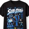 Sub Zero Mortal Kombat Retro Arcade Fighter TShirt Ice Ninja Unisex TShirt