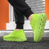 Outdoor Running Shoes Men Lightweight Anti-slip Wear-resistant Casual Shoes Comfortable Men Lace-up Breathable Sport Shoes Men