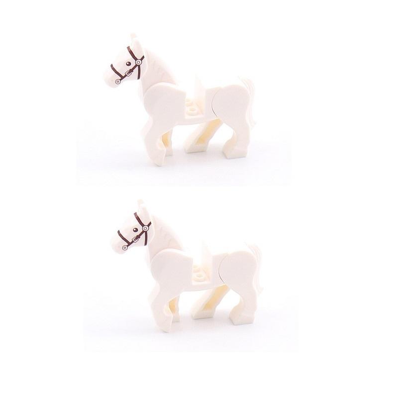 MOC Mittelalter Ritter Pferd MiniFiguren Bausteine Steine Spielzeug Geschenk