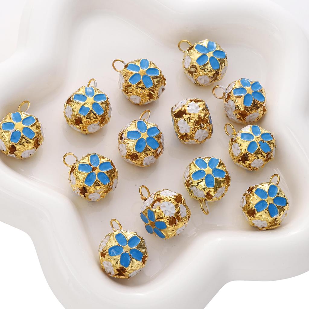 5-50Pcs Iron Colorful Bell For DIY Bracelet Necklace Keychain Accessories