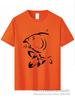 Summer Round Neck 3D Fish Print Top Fashionable Casual Short Sleeved Men's T-shirts