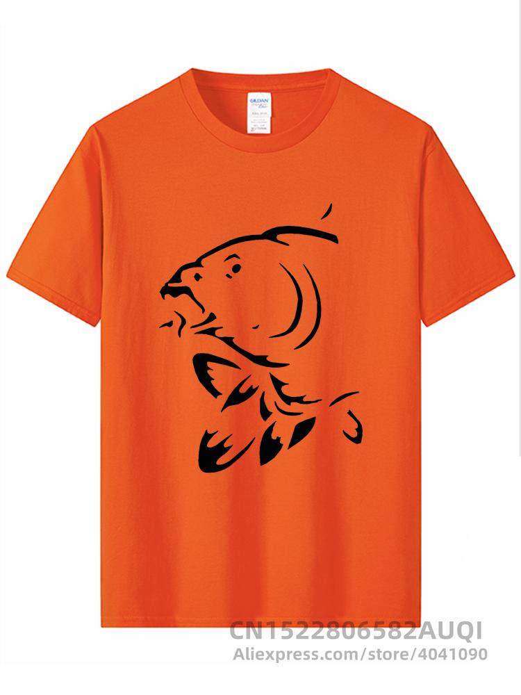 Summer Round Neck 3D Fish Print Top Fashionable Casual Short Sleeved Men's T-shirts