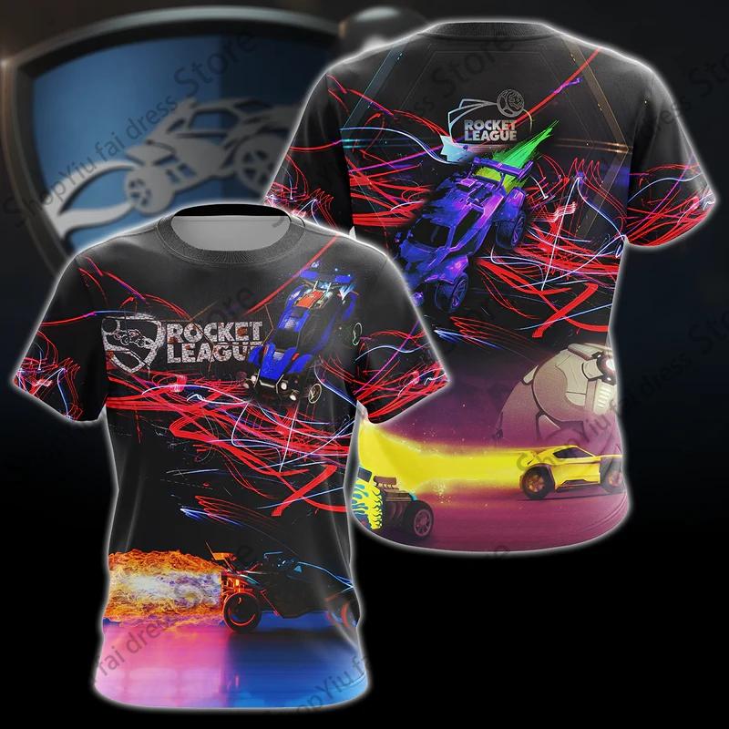 

Гра Rocket League 3D Друк Футболка Чоловіча Жіноча Модна Футболка Дитячі Хіп-Хоп Топи Футболки Хлопчик Футболка Camisetas Чоловічий Одяг Літо S
