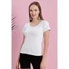 Tricou tip fluture cu guler larg