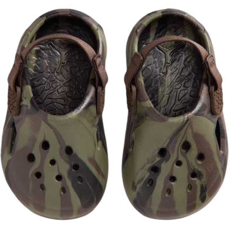 Jordan Hydrip Comfortable Fit Low Top Walking Shoes Baby shoes Camouflage-Green IM9285-200