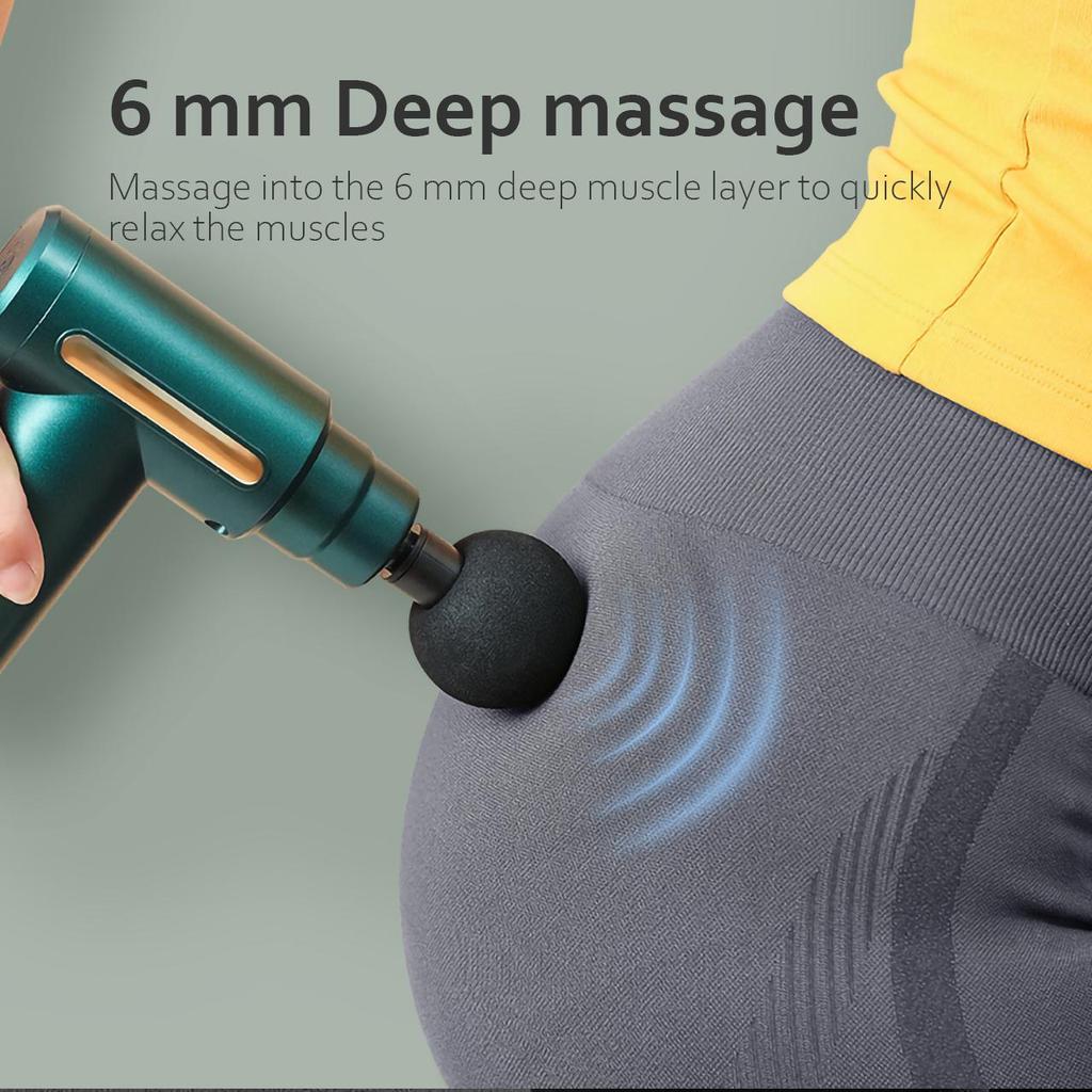 1PC Muscle Massage Gun Deep Tissue Percussion Muscle Massager Athletes Pain Relief and Relaxation Electric Back Massagers Powerful, Quiet