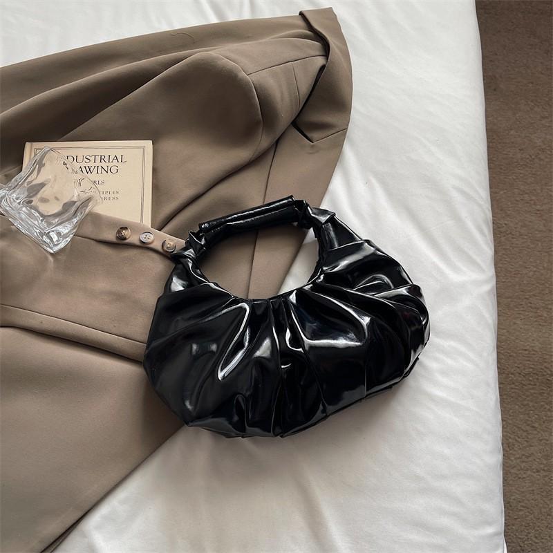 

French High-end Wrist Bag Hot Girl Personality Out-of-street Handbag Internet Celebrity Evening Dress Dinner чёрный
