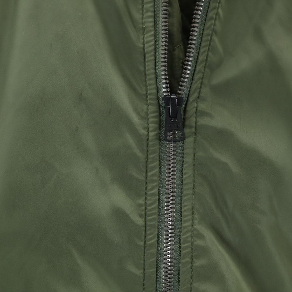 ALPHA INDUSTRIES INC MA-1 Flight Jacket M Khaki Men's Used