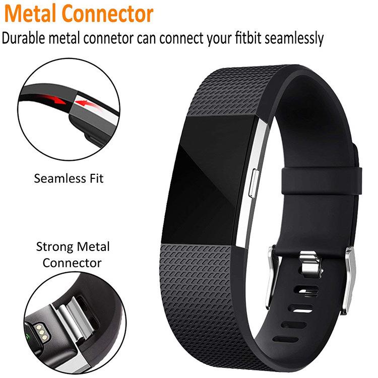Fitbit Charge 2 Checkered Silicone Replacement Strap
