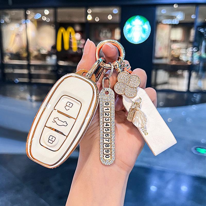 High-End Personalized Protective Shell for FAW Hongqi H7 Key - Stylish Unisex Design