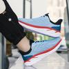 Men's shoes summer new breathable men's sports shoes platform running shoes lace-up round head fashion casual dad shoes