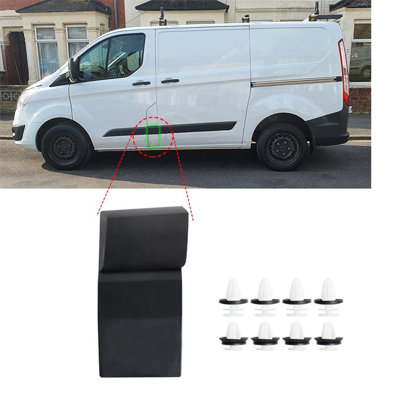 

For Ford Transit Custom Fuel Flap Under Trim Gk21-V20206 2013-2026 Primed Fuel Tank Lid Lower Cover Bumper Auto Parts