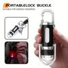 Mini Portachiavi EDC Multifunzionale Torcia Lavoro COB Portatile Ricaricabile Luce di Emergenza Adatta per Camminare Escursionismo e Uso Interno