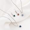 2PCs Birthstone Charms Heart  Rhinestone Pendants For Necklace Bracelet Jewelry Making Diy Findings 8x6.5mm
