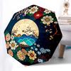 1pc Japanese Floral Moon Landscape Umbrella with Plastic Handle,Vibrant Cartoon Pattern,Multi-functional UmbrellaPT142