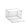 1PC Shoe Storage Box Acrylic Shoe Organizer Sneaker Display Case Anti-Scratch Design Dust-Proof Clear Shoe Storage Box 36x27cm