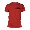 CLUTCH - CLASSIC LOGO (BLACK/RED) RED T-Shirt Small