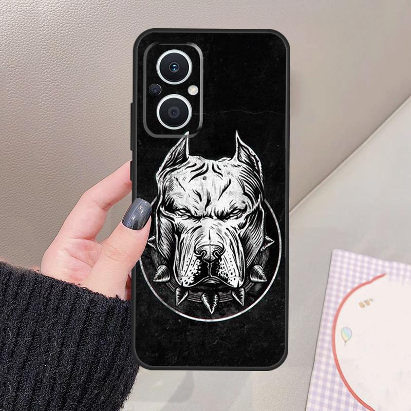 

Pitbull Dog Funda For OPPO Reno 14 10 11 12 13 Pro 12F 11F 13F 14F 7 8 Lite OPPO Find X9 X8 X6 Pro Case OPPO Reno14 Pro