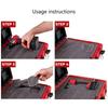 2pcs Customs Fit Foam Padding Inserts for 48-22-8435 Tool Case Liners Easy Cutting To Accommodate Instrument Secure