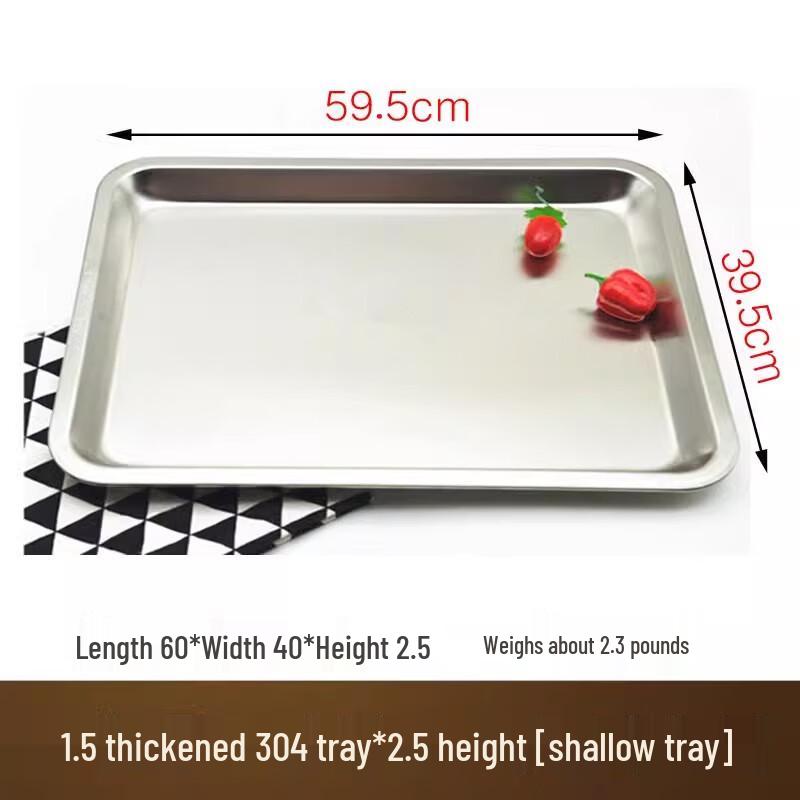 AVADEN Stainless Steel Rectangular Tray