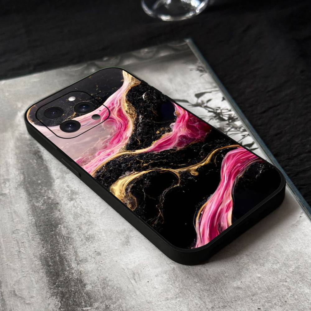 Marble Painting Phone Case Silicone Soft For IPhone 17 Air 16 15 14 13 12 11 Plus Pro Max Plus