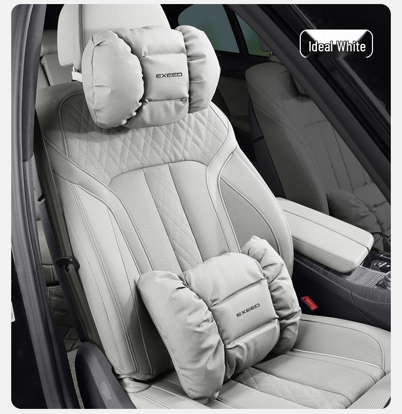 Xingtu Xingji Yuan ET Car Orange Headrest & Lumbar Neck Support Pillow for Interior Decoration